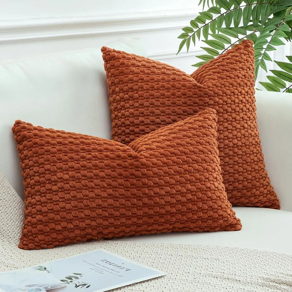 Kissenbezüge Grün 40 × 40 cm mit genoppter Struktur – Bild 2