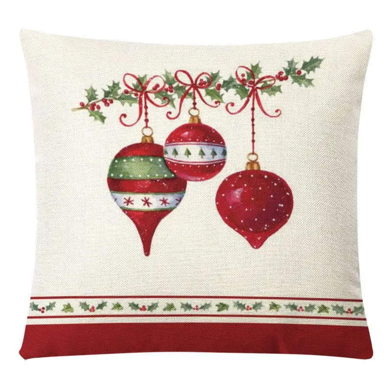 Kissenbezug 50 × 50 cm Baumwolle mit Weihnachtsmotiv – Bild 3